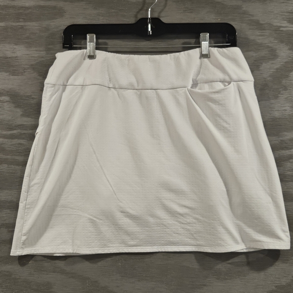 IBKUL White Tennis Pickleball Skort Pull On UPF 50+ Quick Dry Cool Feel - Picture 3 of 10